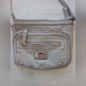 Nine West Light Gray Crossbody Bag